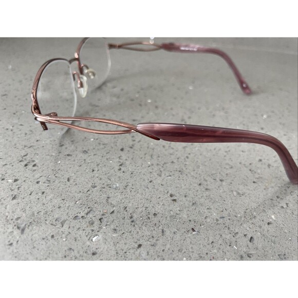 SOPHIA LOREN Bronze Eyeglass Frames ONLY M210 Zyloware 118 Violet 52-17-135 - Picture 3 of 14
